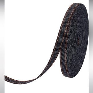 NIB 10.9 Yards Stitch Denim Ribbon 10mm ribbon trim for arts & DIY projects